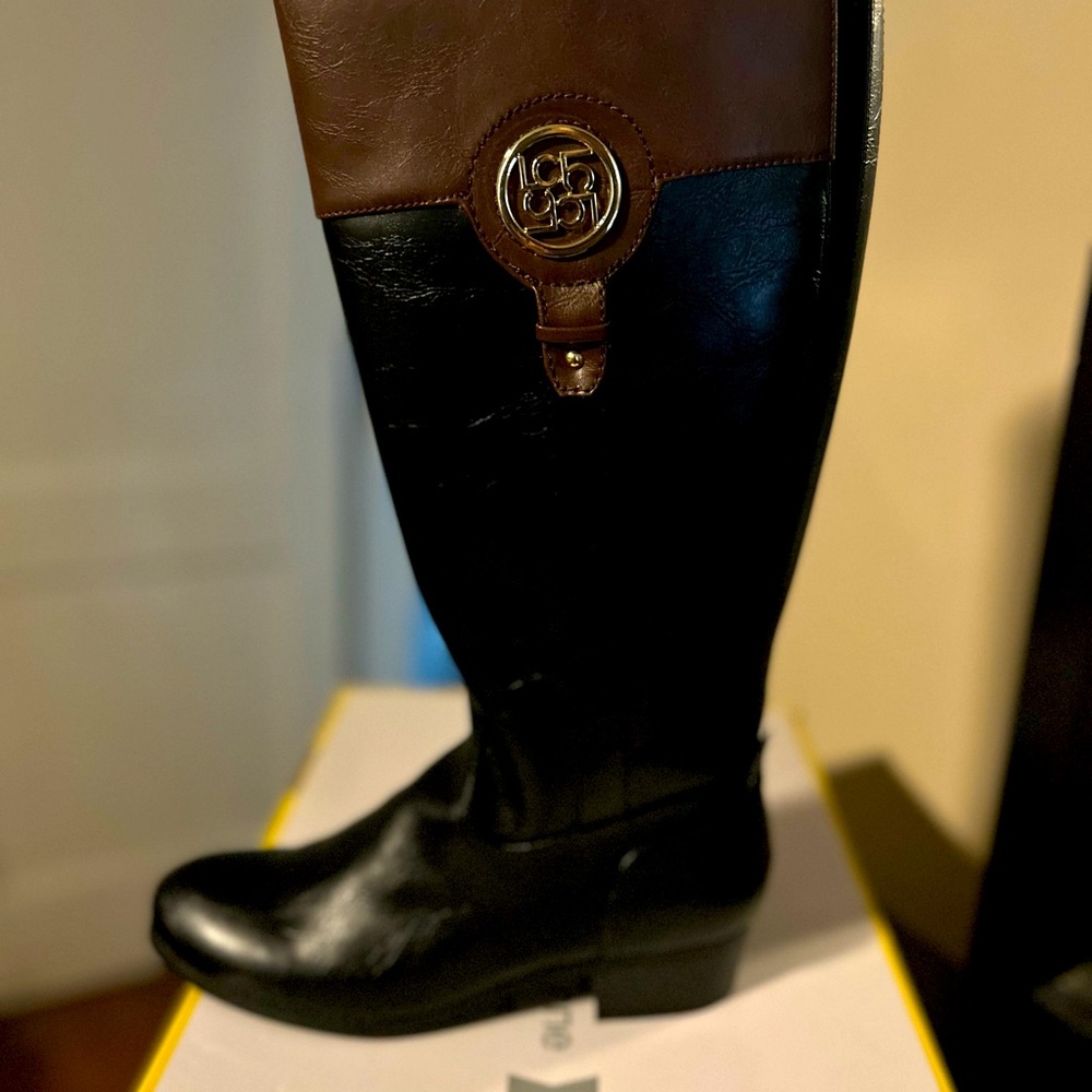 Brown and Black Riding Boots